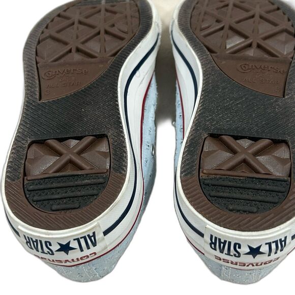 Converse Sneakers Women’s Size 5 Fountain Blue Chuck Taylor All Star Low Top - Picture 7 of 12